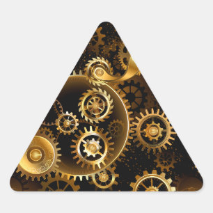 Sticker Triangulaire Équipements en laiton sans vapeur