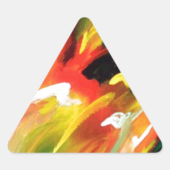 Sticker Triangulaire Expressionism (Devant)