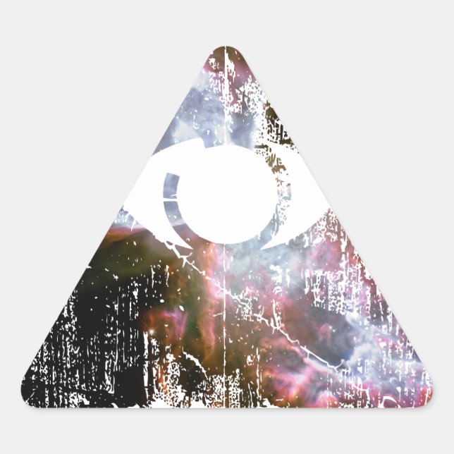 Sticker Triangulaire Eye (Devant)