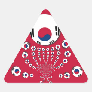 Sticker Triangulaire Football.