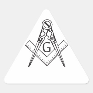 Sticker Triangulaire freemasony.ai