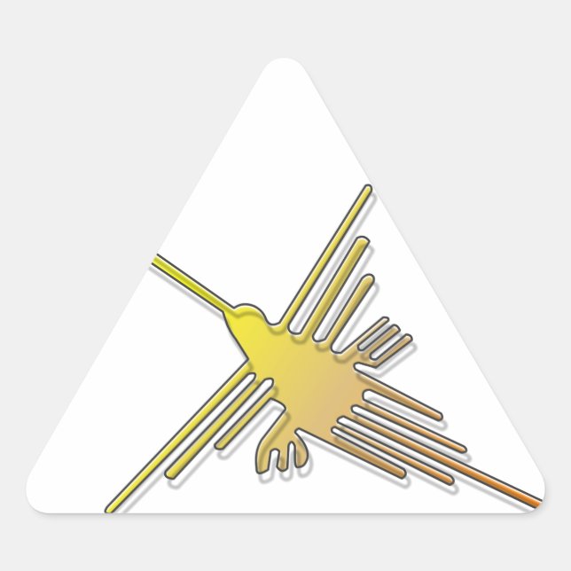 Sticker Triangulaire Golden Nazca (Devant)