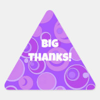 Grosses bulles Bubblegum partout Merci pourpre