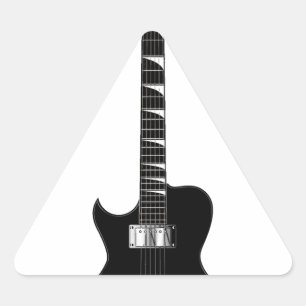 Sticker Triangulaire Guitare électrique