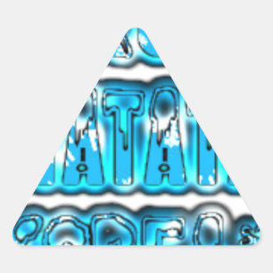 Sticker Triangulaire Hakuna Matata Corée du Sud Art Imprimer/Graphique