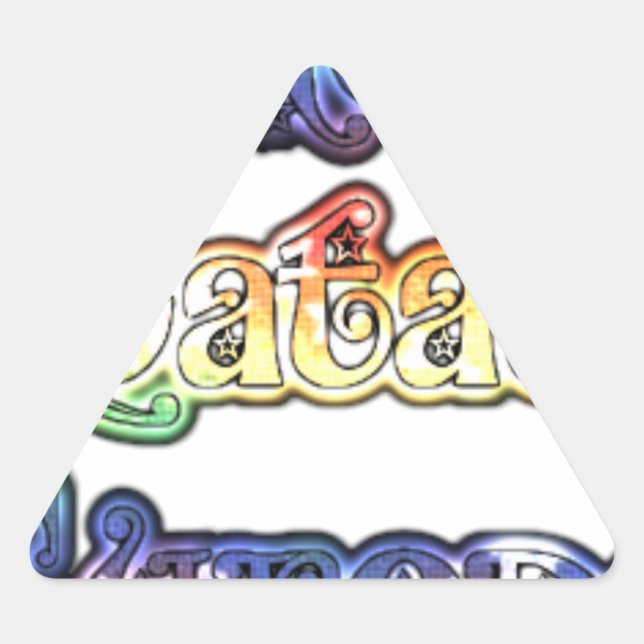 Sticker Triangulaire Hakuna Matata Europe Art Imprimer/Graphique (Devant)