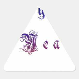 Sticker Triangulaire Happu New Year 2015 Hakuna Matata wishes.png