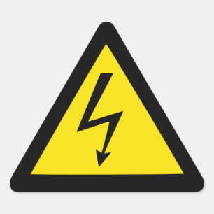 Sticker Triangulaire Haute tension