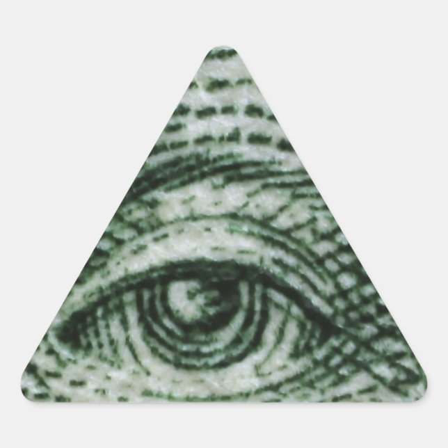 Sticker Triangulaire illuminati (Devant)