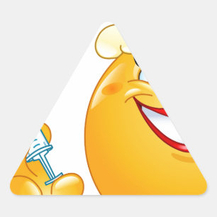 Sticker Triangulaire infirmière émoji