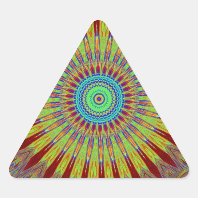 Sticker Triangulaire Iran tapis Africain ethnie tribale motif.jpg (Devant)