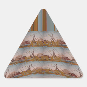 Sticker Triangulaire J'aime Paris