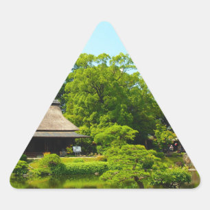 Sticker Triangulaire Jardin japonais