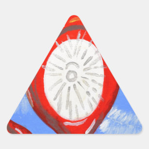 Sticker Triangulaire Joyeux Noël