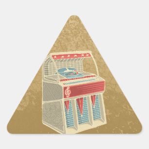 Sticker Triangulaire Juke-box