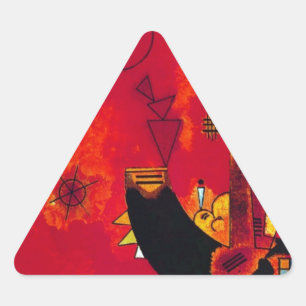 Sticker Triangulaire Kandinsky Mit und Gegen