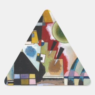 Sticker Triangulaire La peinture Abstraite de Kandinsky