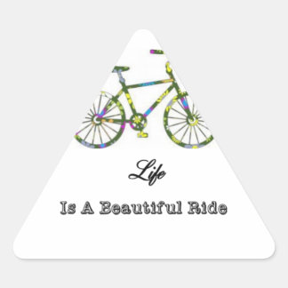 Sticker Triangulaire La Vie Est Une Belle Promenade