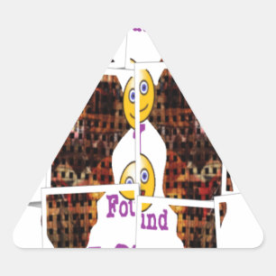 Sticker Triangulaire L'Afrique c'est là que j'ai trouvé l'amour