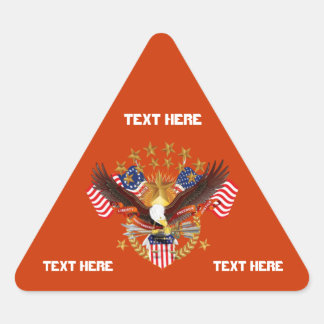 Sticker Triangulaire L'Amérique N'Est Pas Un Triangle Oublié Voir Les N