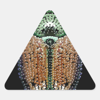 Sticker Triangulaire Le coléoptère japonais