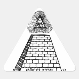 Sticker Triangulaire Le grand sceau des États-Unis