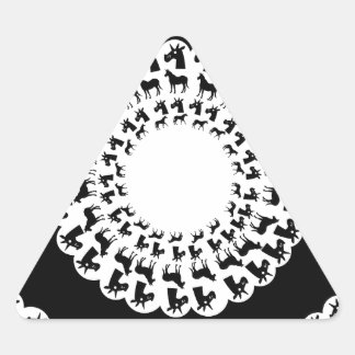 Sticker Triangulaire Licorne de napperon