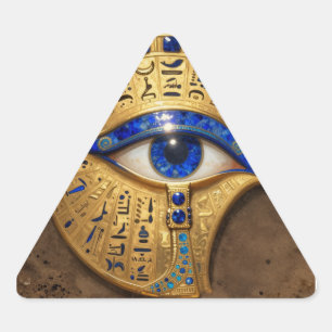 Sticker Triangulaire L'Œil égyptien´7