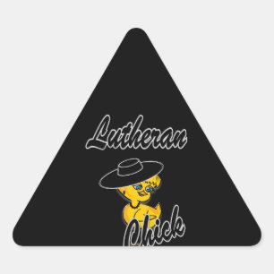 Sticker Triangulaire Lutheran Chick #4