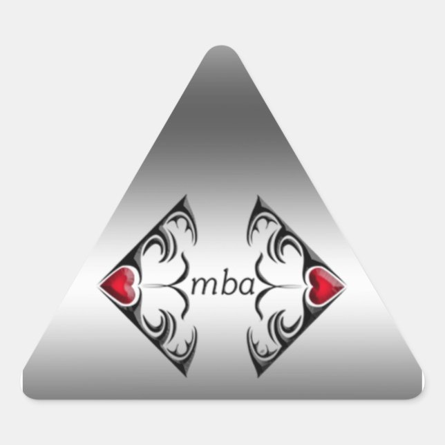 Sticker Triangulaire mba (Devant)