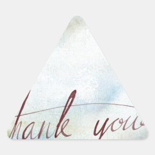 Sticker Triangulaire merci