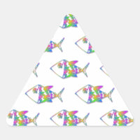 Motif de poisson Abstrait