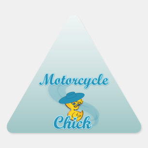 Sticker Triangulaire Motorcycle Chic #3