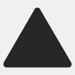 Sticker Triangulaire Noir uni