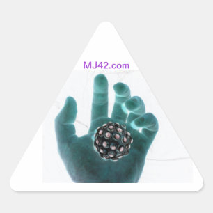 Sticker Triangulaire Obtenir une prise sur la perception