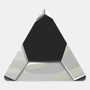 Sticker Triangulaire Oeuvre de soccer unique