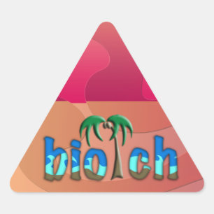 Sticker Triangulaire Oh mon Dieu !