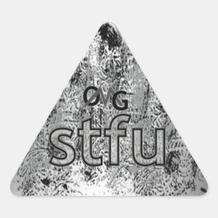 Sticker Triangulaire Oh mon Dieu !