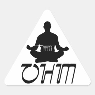 STICKER TRIANGULAIRE OHM