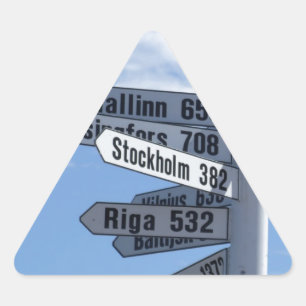 Sticker Triangulaire Oui, vous pouvez y arriver d'ici