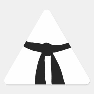 Sticker Triangulaire Partie de ceinture noire