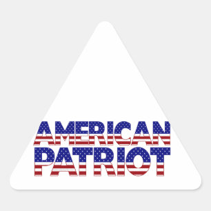Sticker Triangulaire Patriote américain