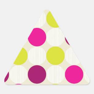 Sticker Triangulaire Pois