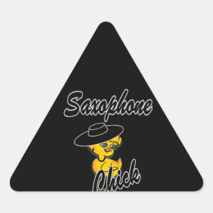 Sticker Triangulaire Poussette saxophone #4