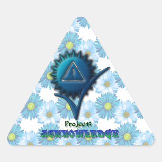 Sticker Triangulaire Project: ACKNOWLEDGE 