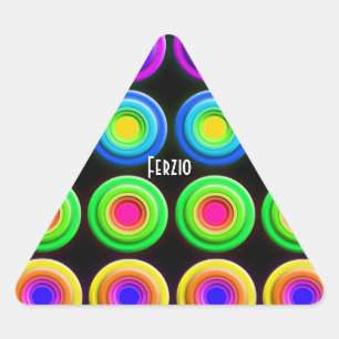 Sticker Triangulaire Radiographie du Colorful