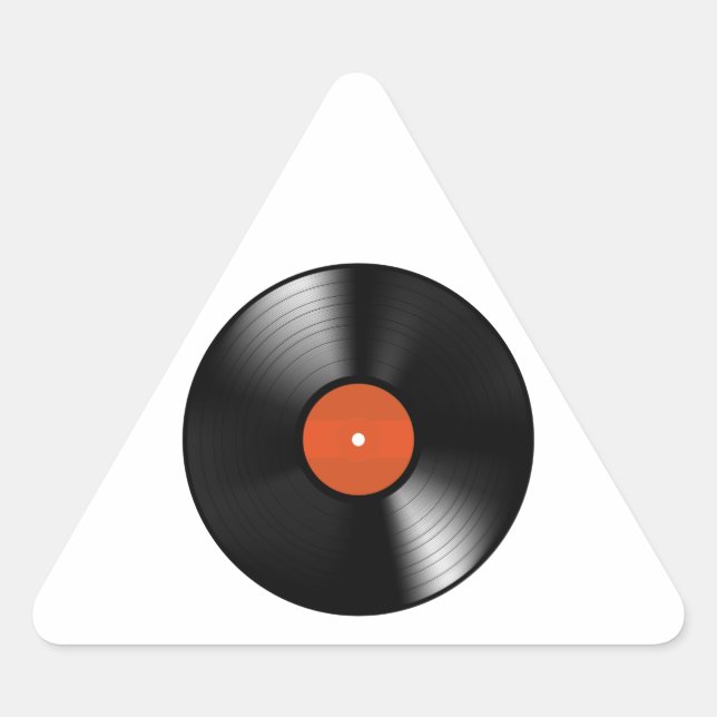 Sticker Triangulaire Record (Devant)