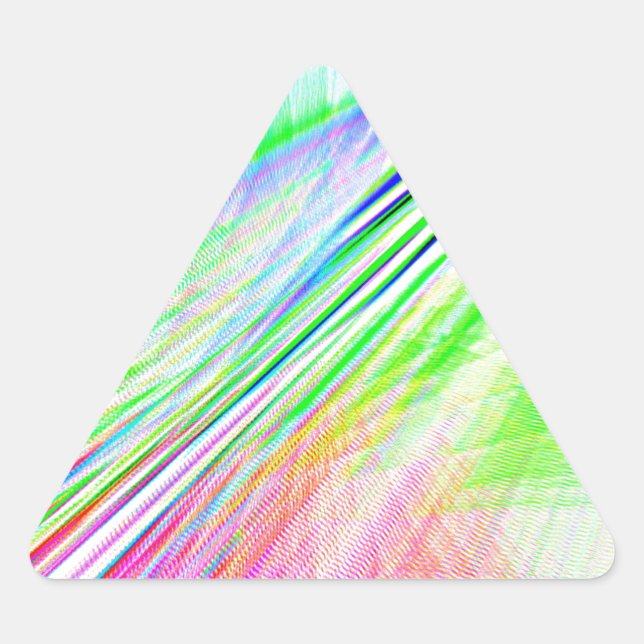 Sticker Triangulaire Recréation de Supernova par Robert S. Lee (Devant)