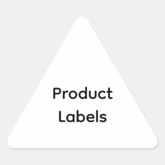 Sticker Triangulaire Remove This Text & Add Your Own Design 