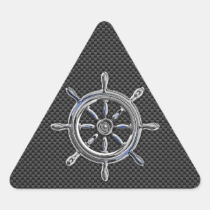 Sticker Triangulaire Roue en fibre de carbone